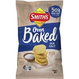 Smith's Oven Baked Chips Sea Salt 130g