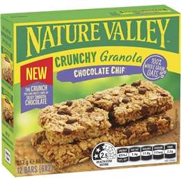 Nature Valley Crunchy Chocolate Chip Granola Bars 6 Pack