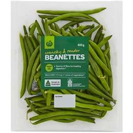 Woolworths Beanette Pre Pack 400g Punnet