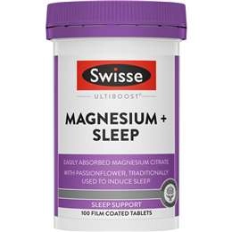 Swisse Ultiboost Magnesium + Sleep Tablets 100 Pack