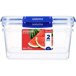 Sistema Klip It Plus Rectangle 3.35l  2 Pack