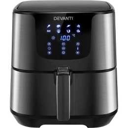 Devanti Air Fryer 7L LCD Fryers Black