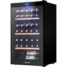 Devanti Wine Fridge Cooler 34 Bottles