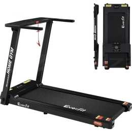 Everfit Treadmill Electric Home Gym Fitness Exercise Fully Foldable 420mm Black