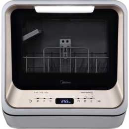 Midea Mini Second Generation Benchtop Portable Dishwasher (Champagne)