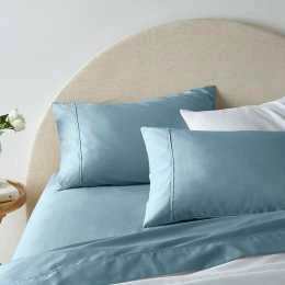 Accessorize Bedroom Collection Luxury 1900TC Cotton Rich Sheet Set Blue King