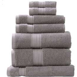 Renee Taylor Brentwood 650GSM Cotton 7 Piece Towel Set Whisper