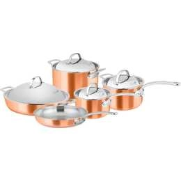 Chasseur Escoffier 5Pc Induction Copper Cookware Set