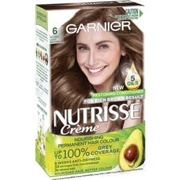 Garnier Nutrisse Permanent Hair Colour 6 Acorn Each