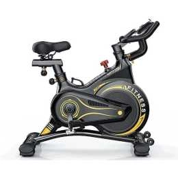 Fitness Master Black Magnetic Exercise Spin Bike Home Gym Workout Equipment Cycling Fitness Bicycle Wheels