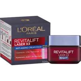 L'Oreal Paris Revitalift Laser X3 Anti-Ageing Cream-Mask Night 50mL