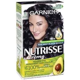 Garnier Nutrisse Hair Colour 1 Liquorice Black Each