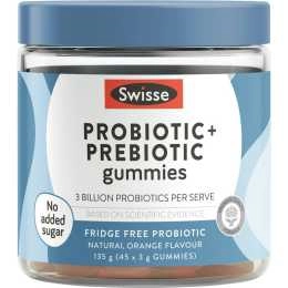 Swisse Adults Probiotic & Prebiotic Gummies 45 Pack