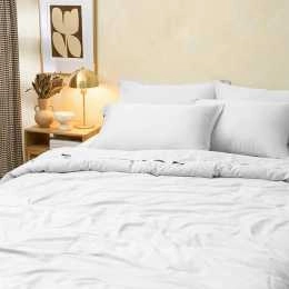 Sheraton Luxury Bamboo Luxe Quilt Cover Set White Queen