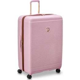 Delsey Freestyle 82cm 4-Wheel Expandable Trolley Suitcase Peony Pink