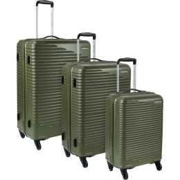 American Tourister Sky Park 3 Piece Luggage Set with TSA Lock Olive (55/68/78cm)