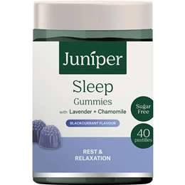 Juniper Sleep Gummies Blackcurrant Flavour 40 Pack