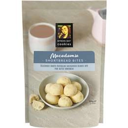 Byron Bay Cookies Macadmia Shortbread Bites  100g