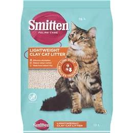 Smitten Lightweight Clay Cat Litter 15l