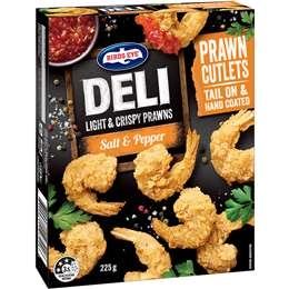 Birds Eye Deli Salt & Pepper Prawn Cutlets 225g