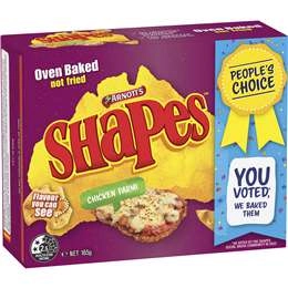 Arnott's Shapes Chicken Parmi 165g