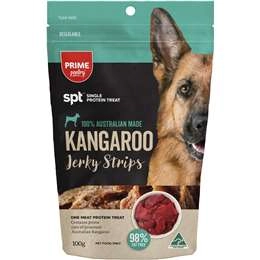 Prime Pantry Kangaroo Jerky Dog Treat  100g