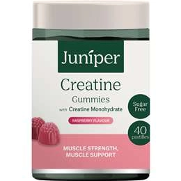 Juniper Creatine Gummies Cherry Flavour 40 Pack