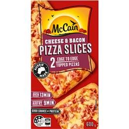 Mccain Pizza Slice Snacks Cheese & Bacon 2 Pack