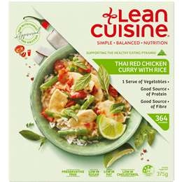 Lean Cuisine Thai Red Chicken Curry With Rice Frozen Meal 375g