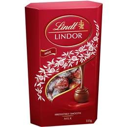 Lindt Lindor Milk Chocolate Box 333g