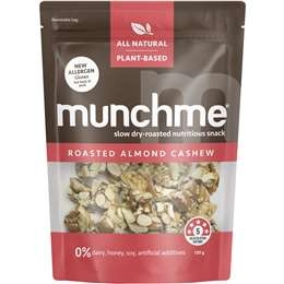 Munchme Roasted Almond Cashew  120g