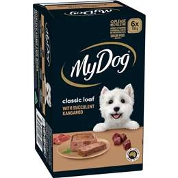 My Dog Classic Loaf Wet Dog Food Kangaroo 100g X 6 Pack