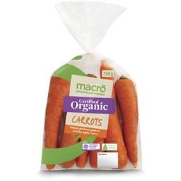 Macro Organic Carrots  750g