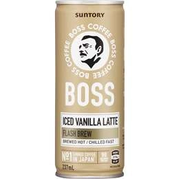 Suntory Boss Coffee Iced Vanilla Latte 237ml