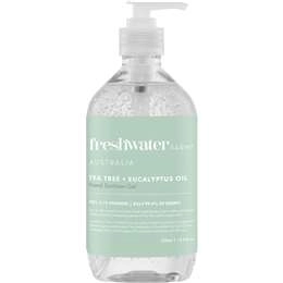 Freshwater Farm Australia Tea Tree + Eucalyptus Oil Hand Sanitiser Gel 500ml