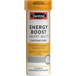 Swisse Ultiboost Energy Boost Smart Melts 30 Pack