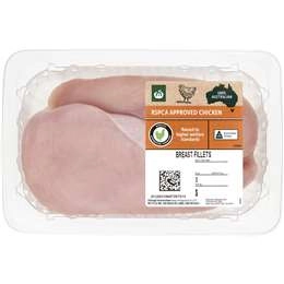 Woolworths Chicken Breast Fillet Skinless Small 459g - 749g