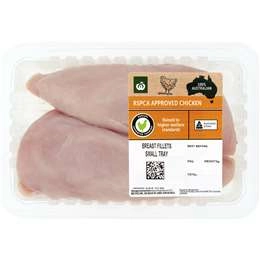 Woolworths Chicken Breast Fillet Skinless Small 500g - 650g