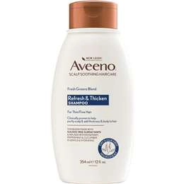 Aveeno Fresh Greens Blend Volumising Shampoo For Fine Hair 354ml