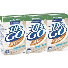 Sanitarium Up&go Dairy Free Liquid Breakfast Vanilla Ice 3 Pack