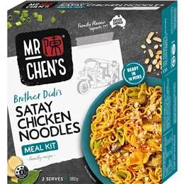 Mr Chen's Satay Chicken Noodles Kit  382g