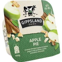 Gippsland Dairy Apple Pie Yoghurt 140g