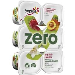 Yoplait Forme Zero Classics Yoghurt  6 Pack