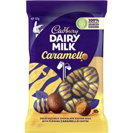 Cadbury Dairy Milk Caramello Chocolate Easter Eggs 117g