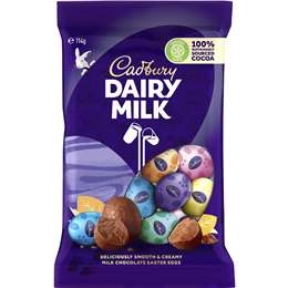 Cadbury Dairy Milk Chocolate Easter Eggs 114g