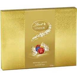 Lindt Lindor Assorted Chocolate Gift Box 235g