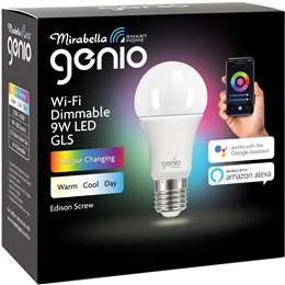 Mirabella Genio Wifi Dimmable 9w Led Gls Edison Screw Each