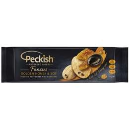 Peckish Fancies Golden Honey Soy Rice Crackers 90g