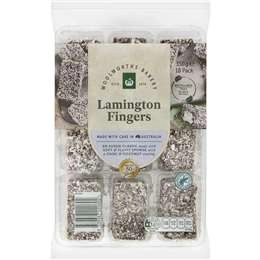 Woolworths Lamington Fingers  18 Pack