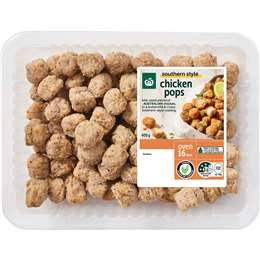 Woolworths Southern Style Chicken Pops  400g